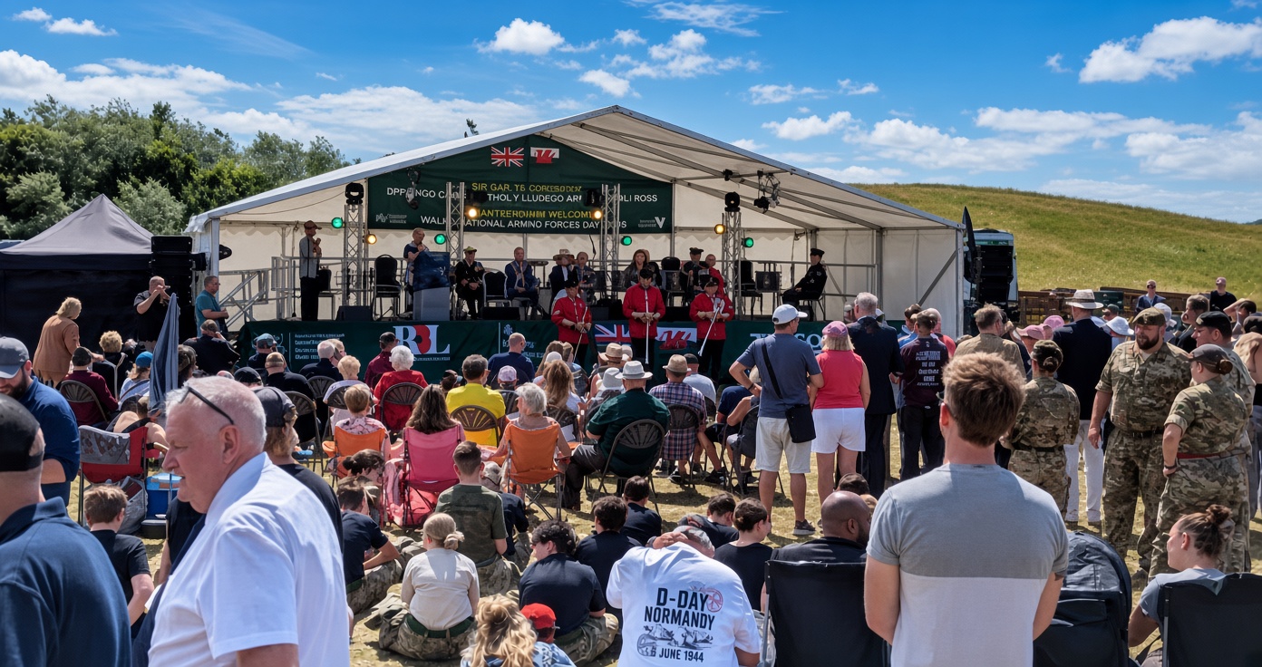 Hire outdoor PA system