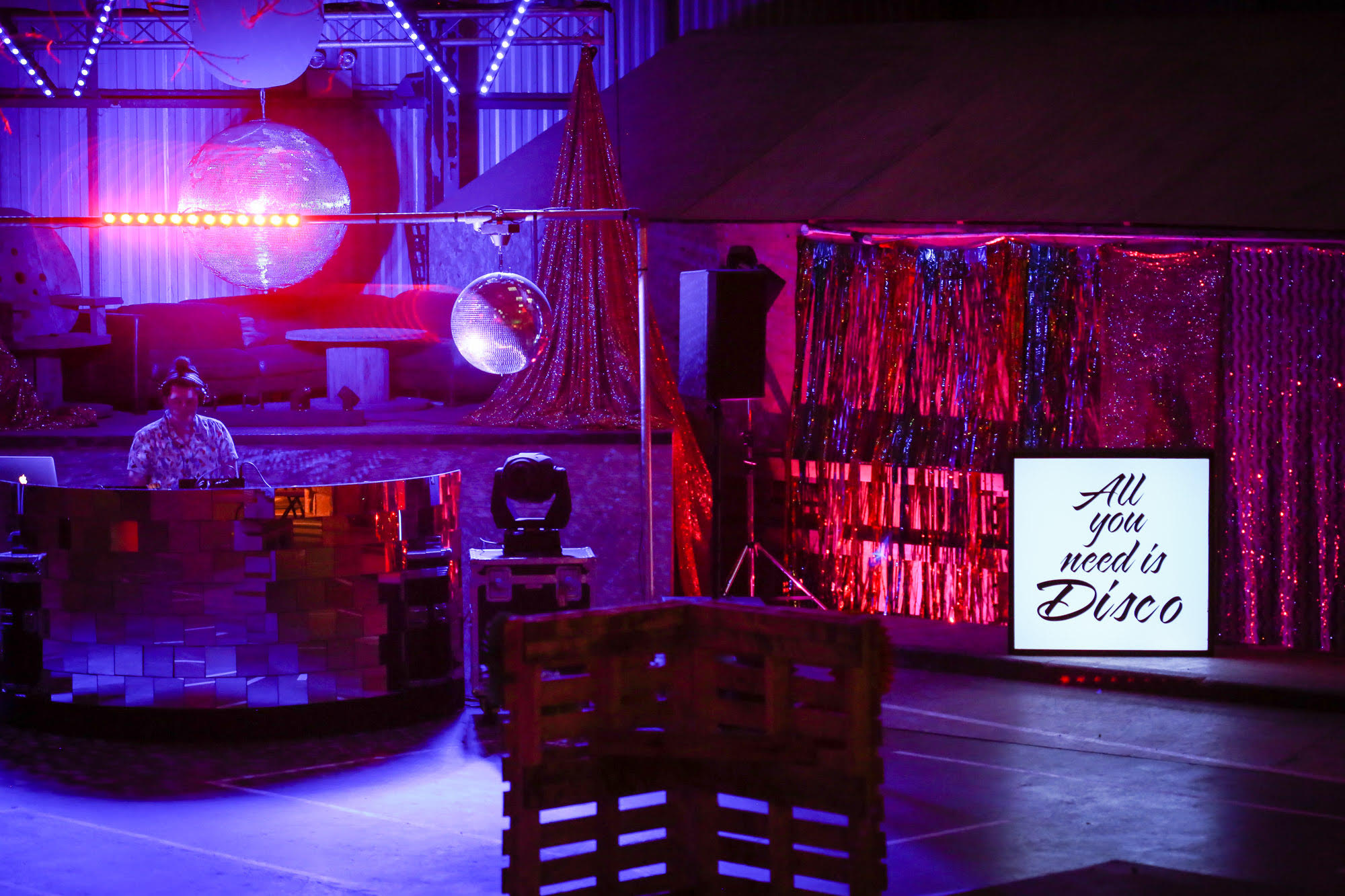 Disco DJ booth hire