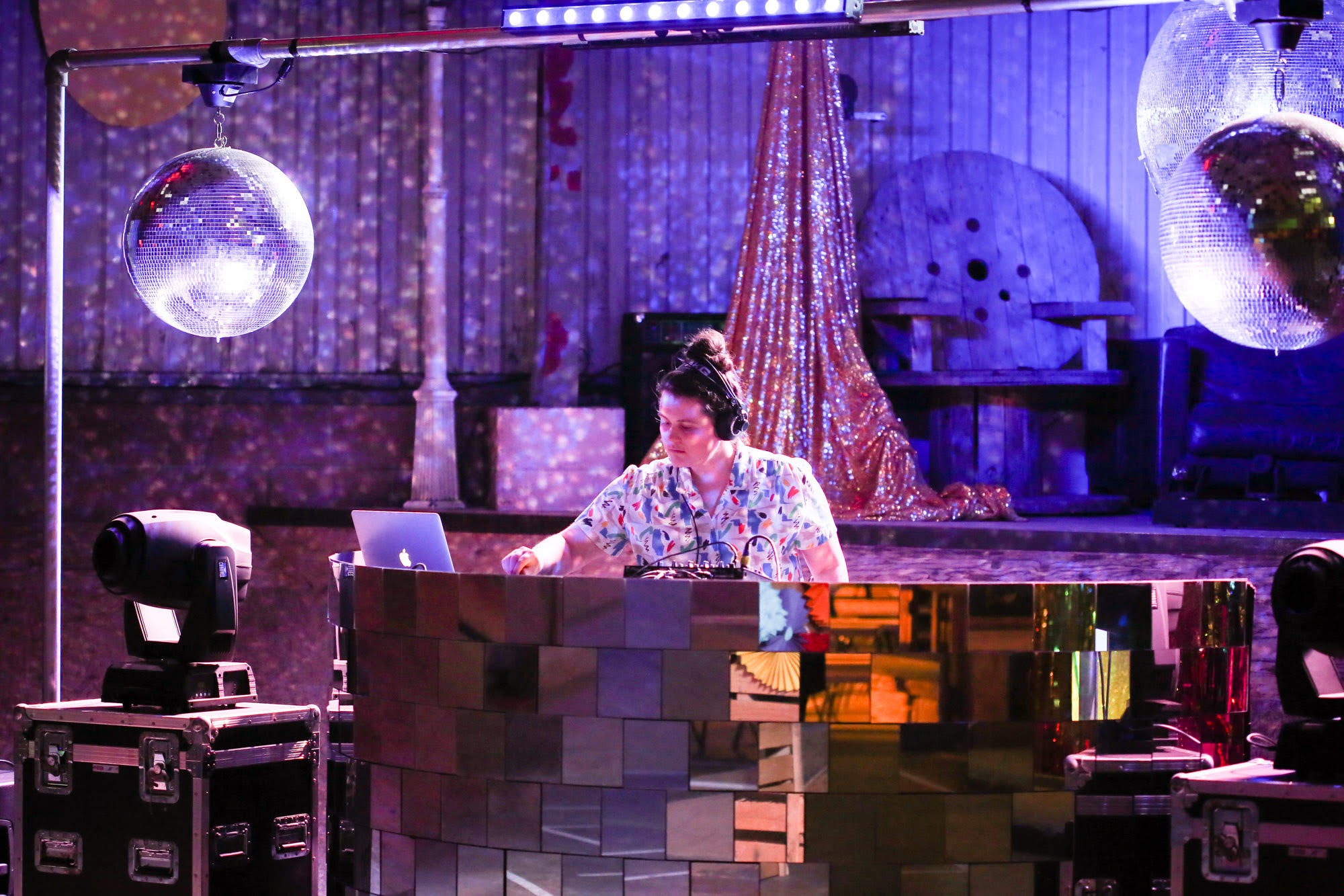 Disco Ball DJ booth hire